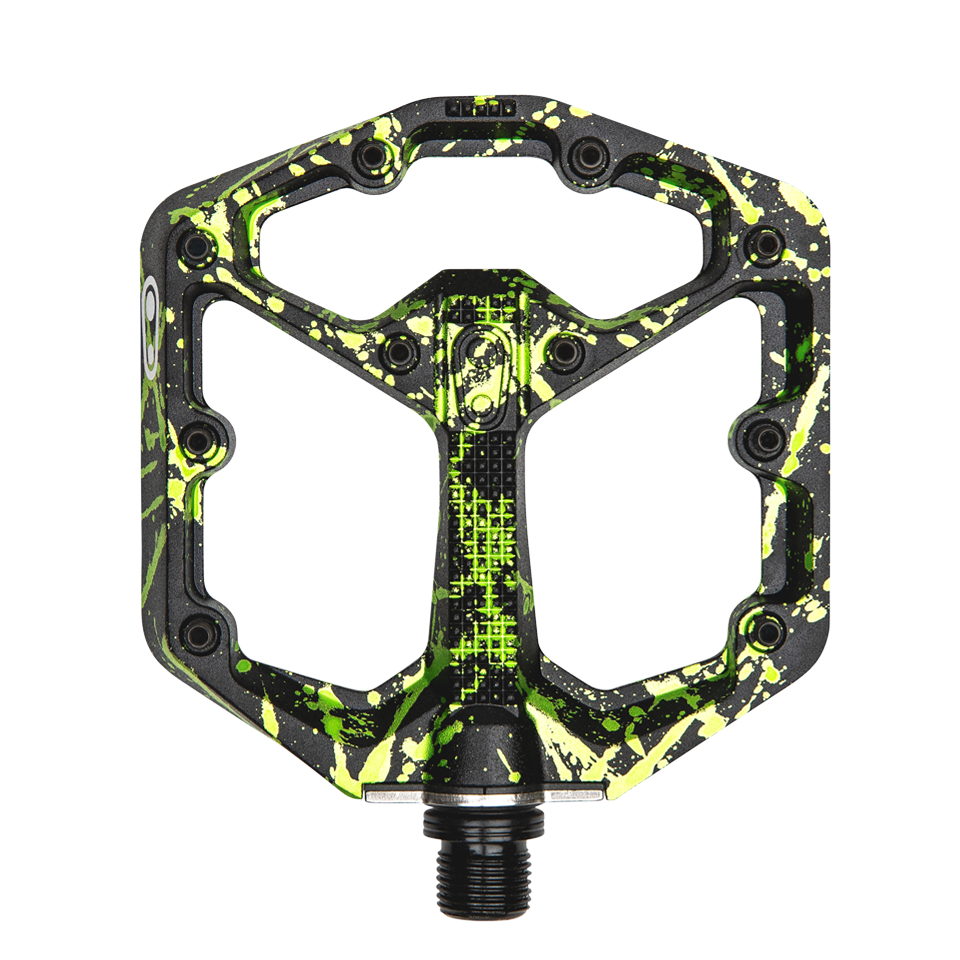 Stamp 7 Small - Lime Green Splatter | Crankbrothers UK