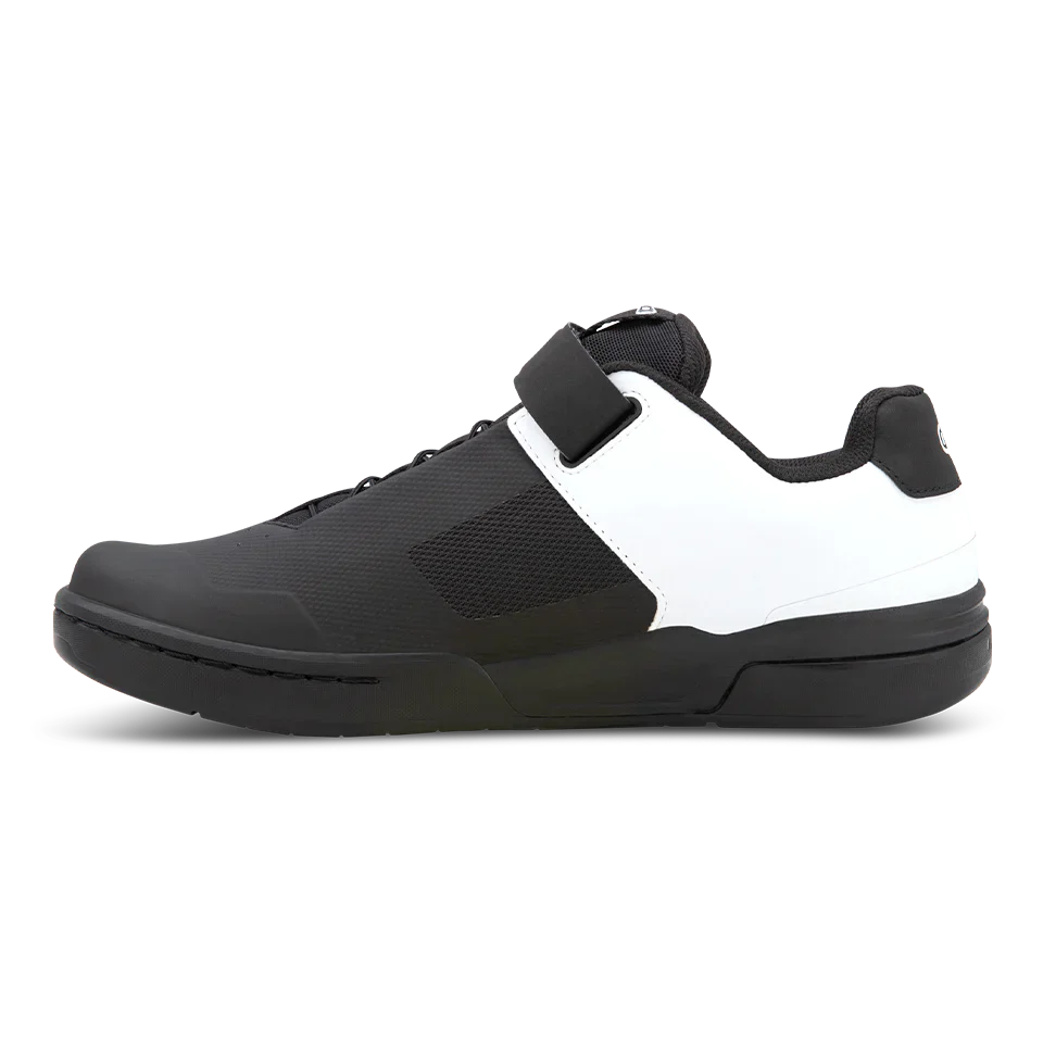 Stamp Speed Lace Flat Shoes - Black/White
