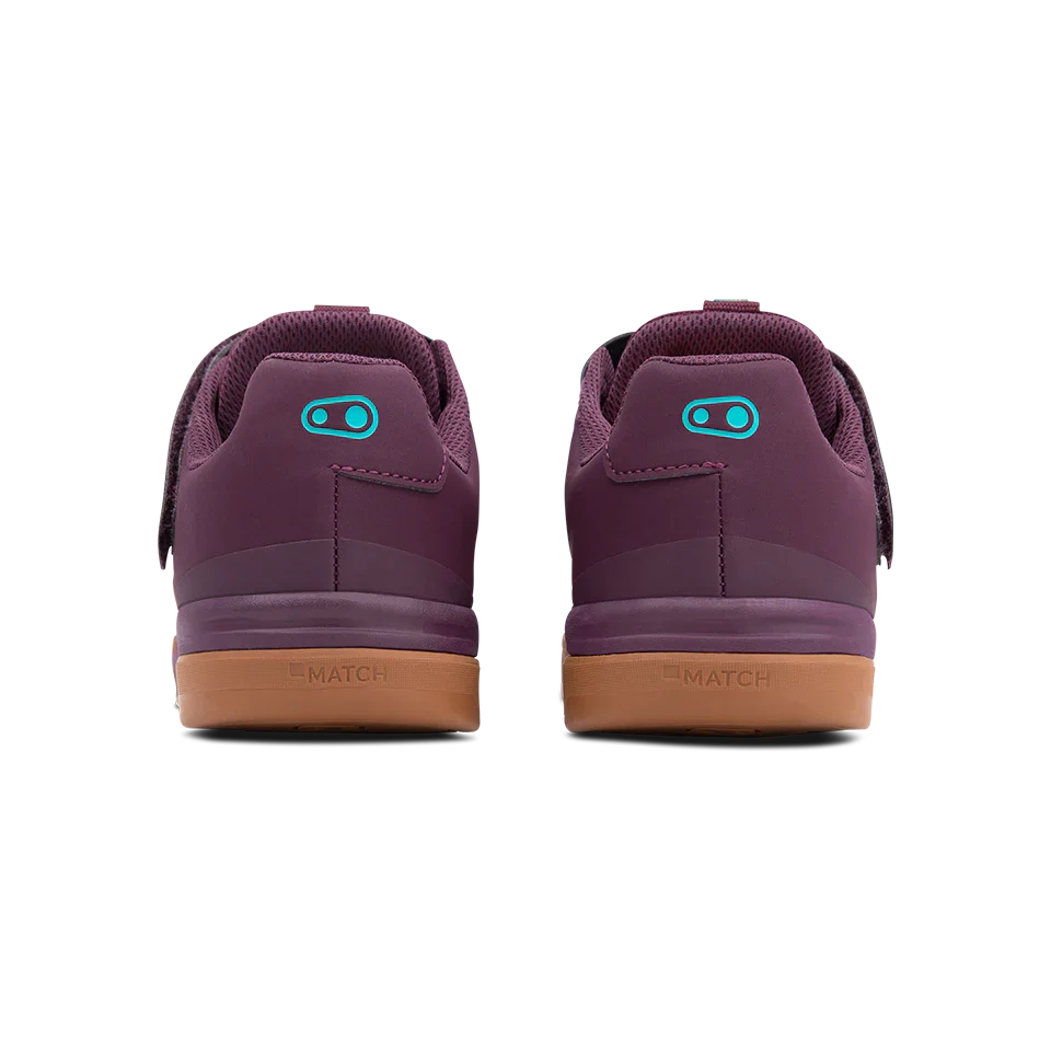 Stamp Speed Lace Flat Shoes - Purple/Gum