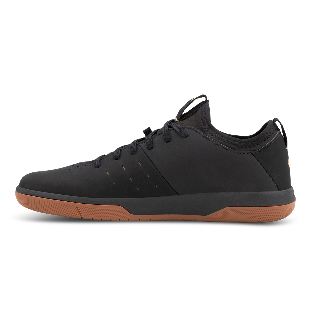 Stamp Street Fabio Flat Shoes - Black/Gum