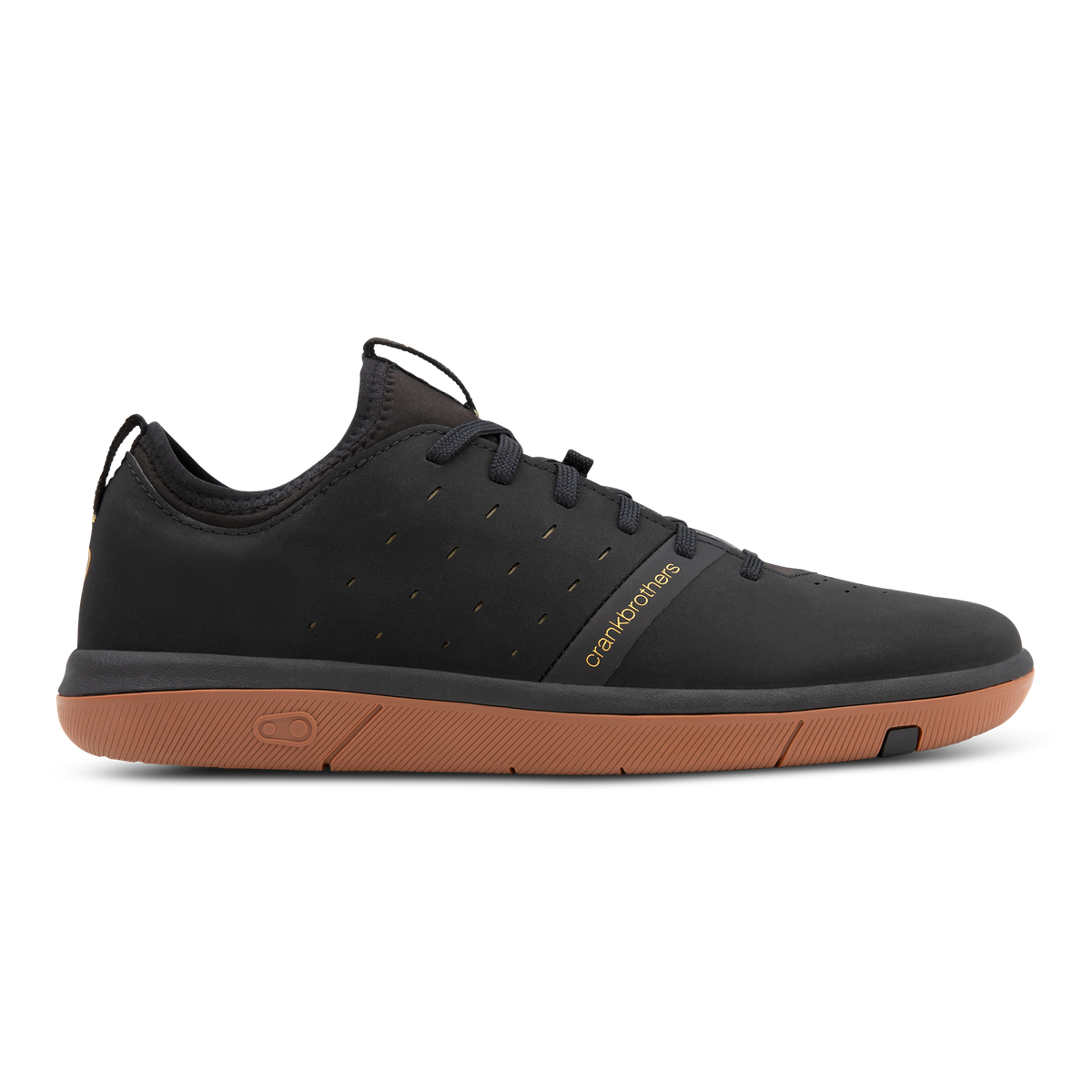 Stamp Street Fabio Flat Shoes - Black/Gum