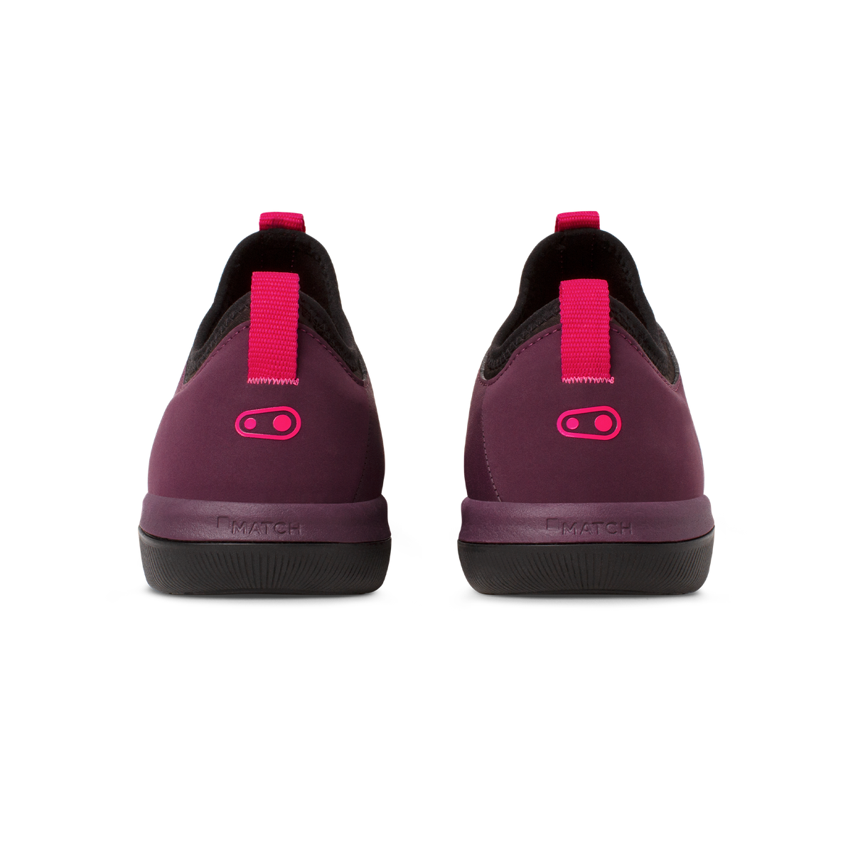 Stamp Street Fabio Flat Shoes - Purple/Black