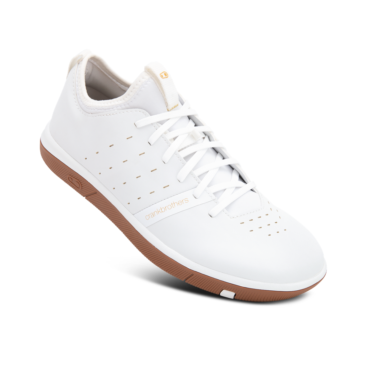 Stamp Street Fabio Flat Shoes - White/Gum