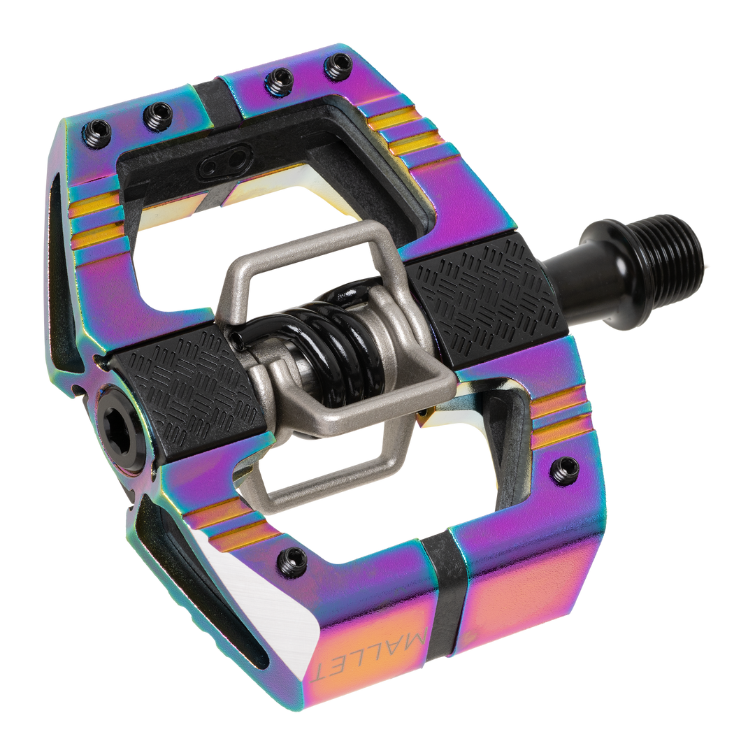 Mallet Enduro Clip-In Pedals - Limited Edition Oil Slick