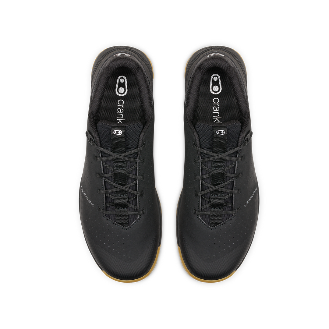 Mallet Trail Lace Clip-In Shoes - Black/Gum | Crankbrothers UK