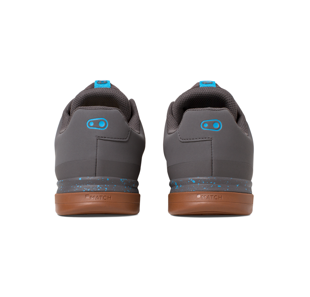 Mallet Lace Clip-In Shoes - Grey/Blue Splatter | Crankbrothers UK