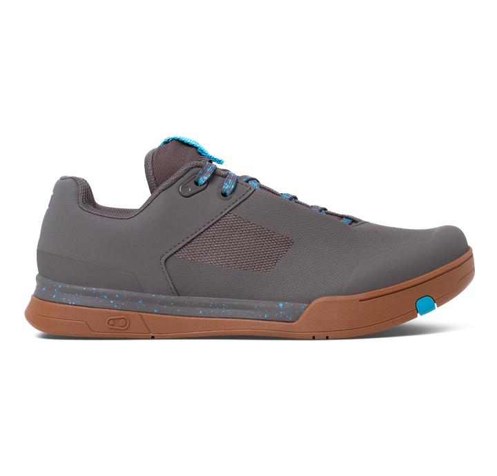 Mallet Lace Clip-In Shoes - Grey/Blue Splatter | Crankbrothers UK