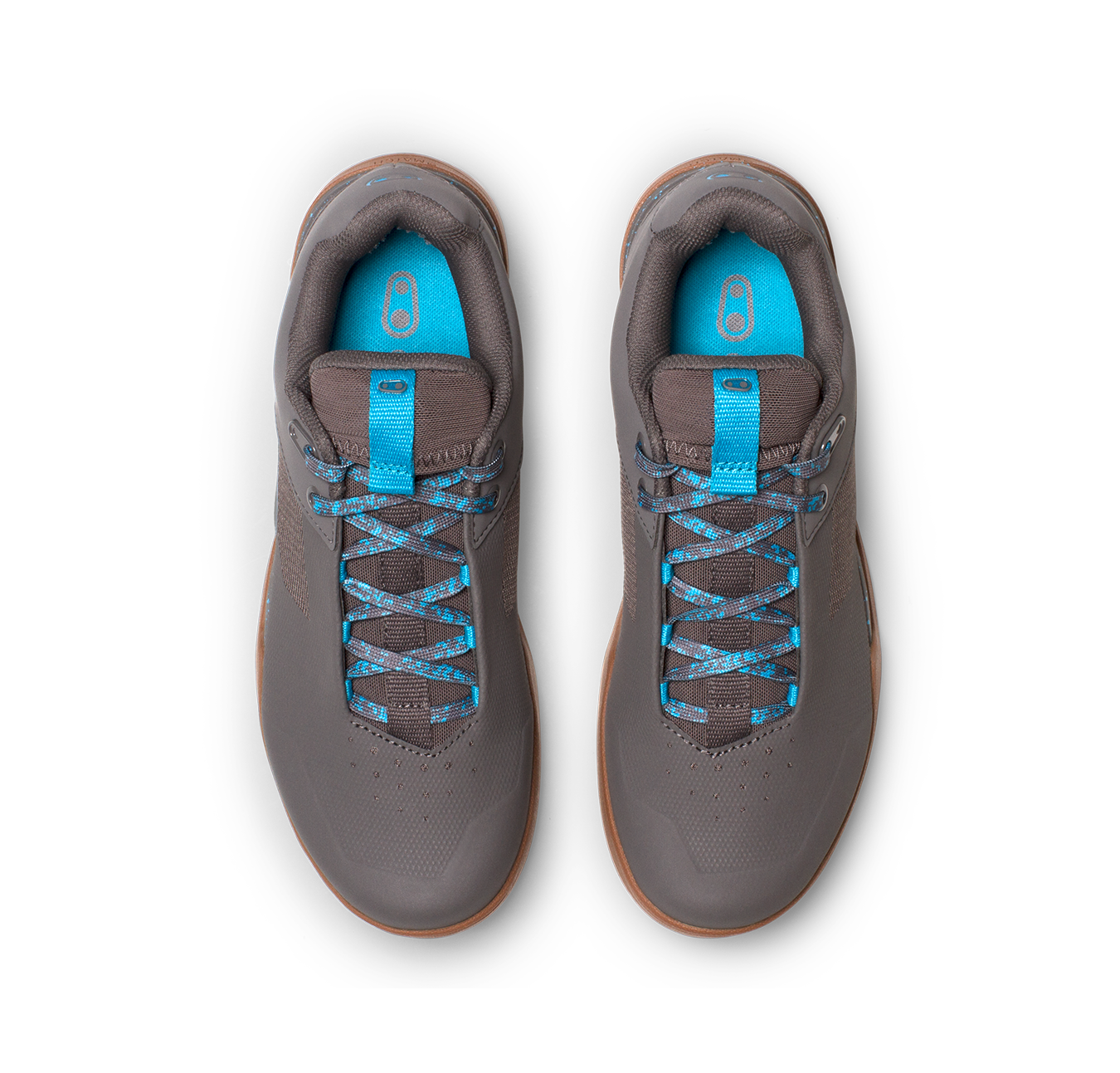 Mallet Lace Clip-In Shoes - Grey/Blue Splatter