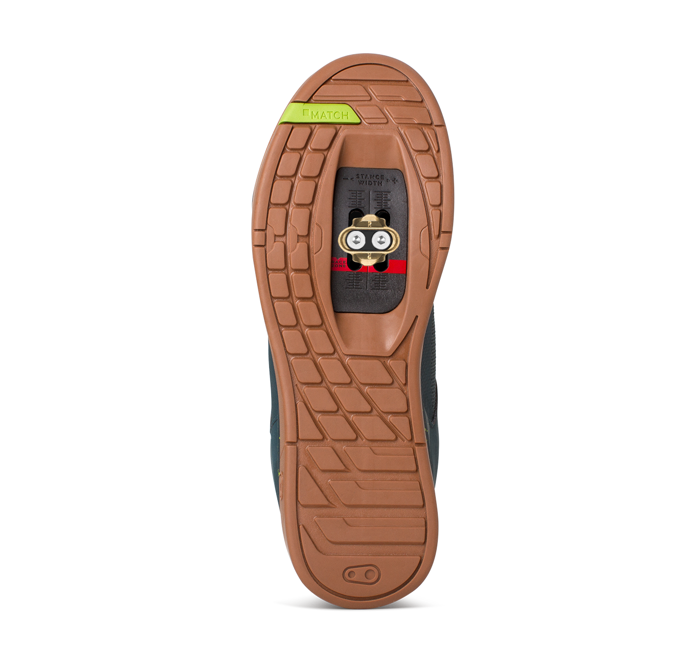 Mallet Lace Clip-In Shoes - Petrol/Lime Splatter