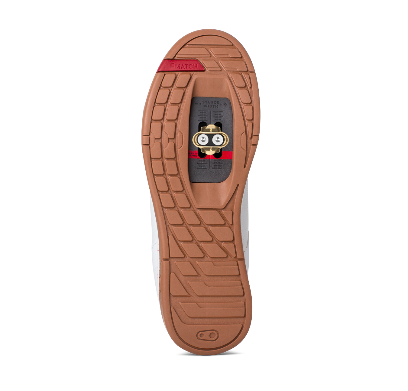 Mallet Lace Clip-In Shoes - White/Red Splatter