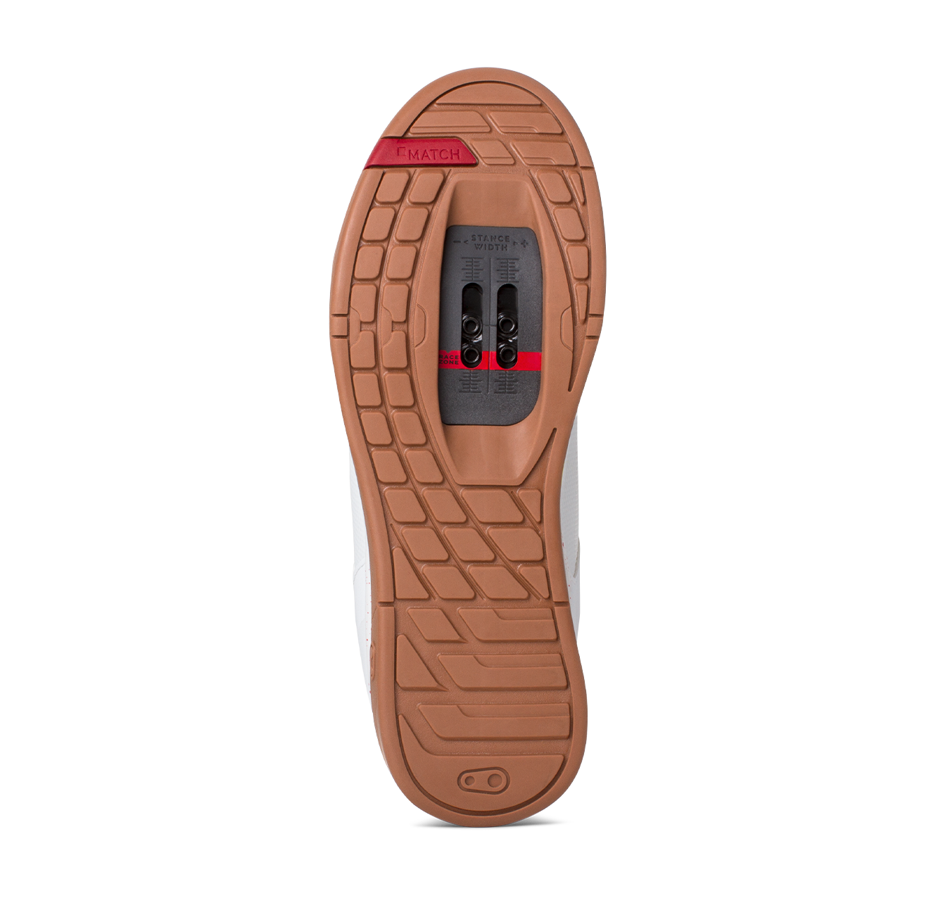 Mallet Lace Clip-In Shoes - White/Red Splatter