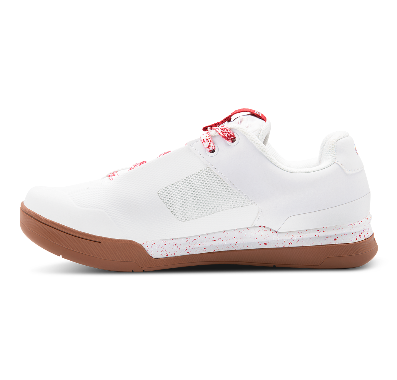 Mallet Lace Clip-In Shoes - White/Red Splatter