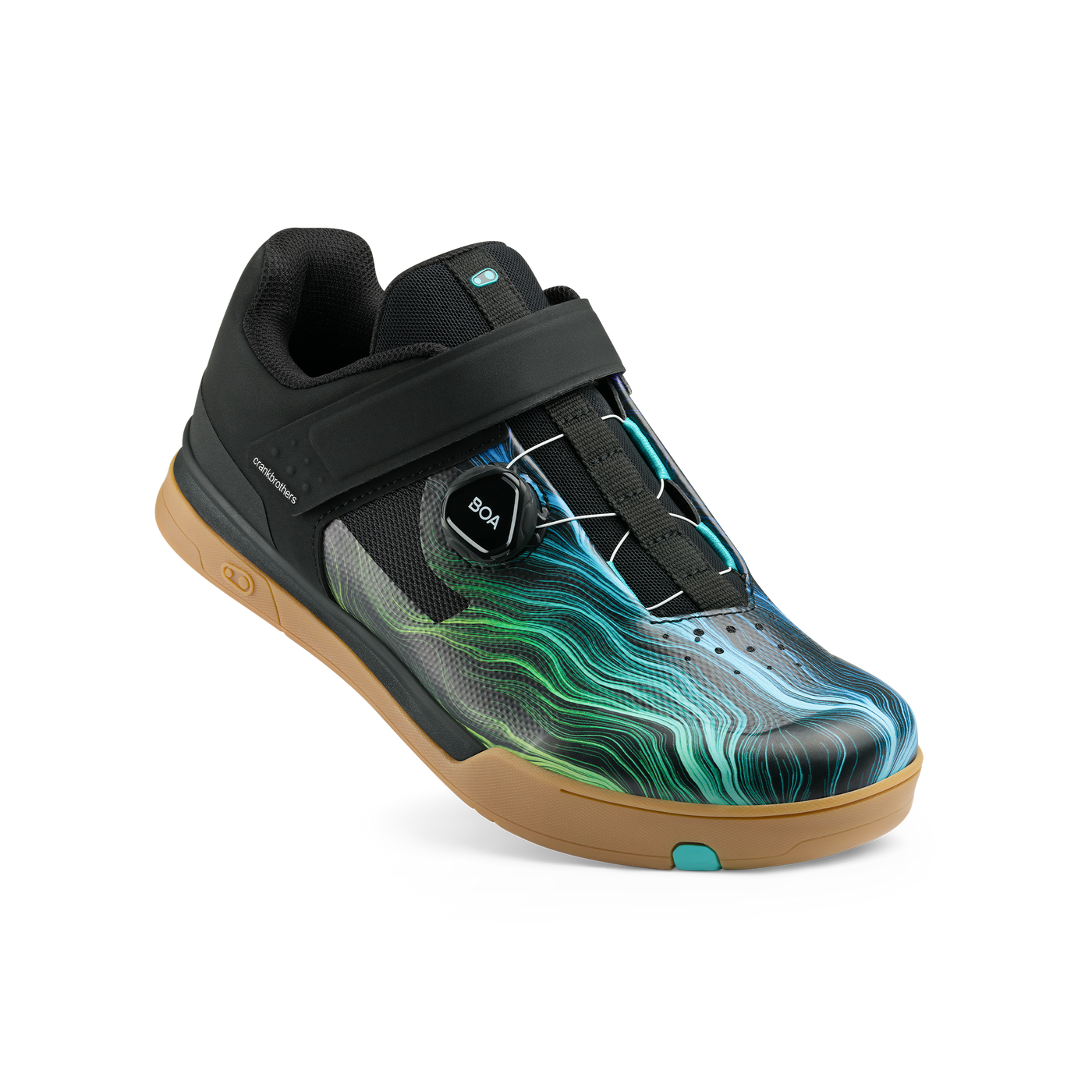 Mallet BOA® Clip-In Shoes - Black/Blue Swirl