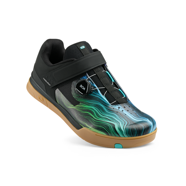 Mallet BOA® Clip-In Shoes - Black/Blue Swirl