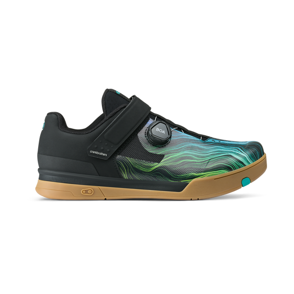 Mallet BOA® Clip-In Shoes - Black/Blue Swirl