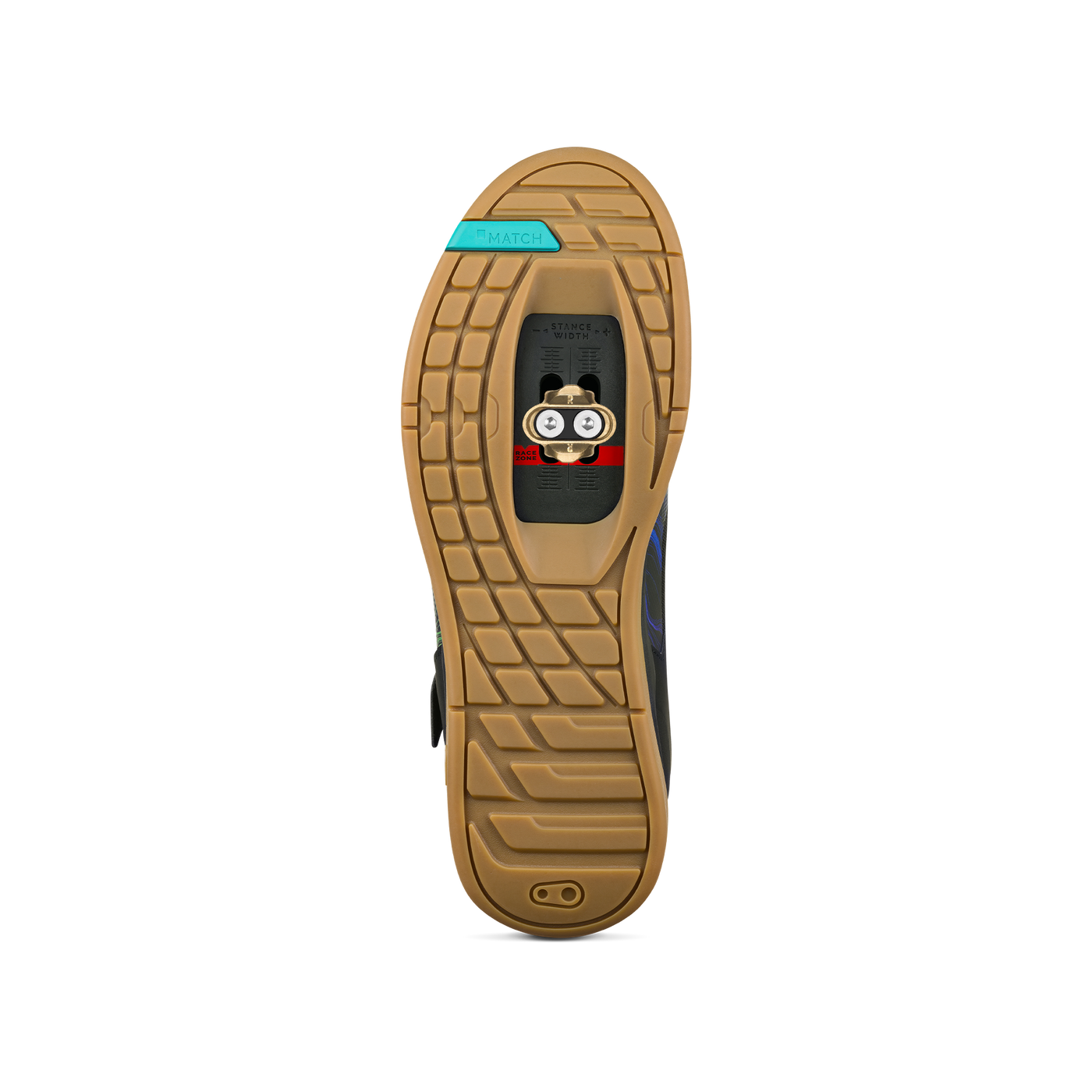 Mallet BOA® Clip-In Shoes - Black/Blue Swirl