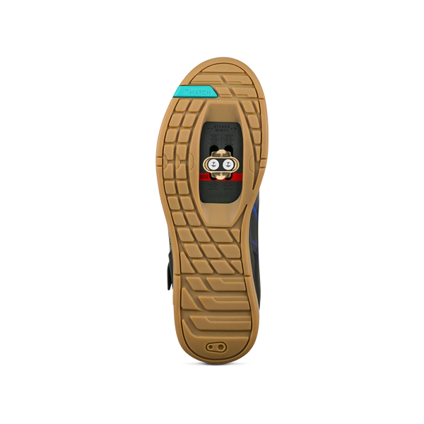 Mallet BOA® Clip-In Shoes - Black/Blue Swirl