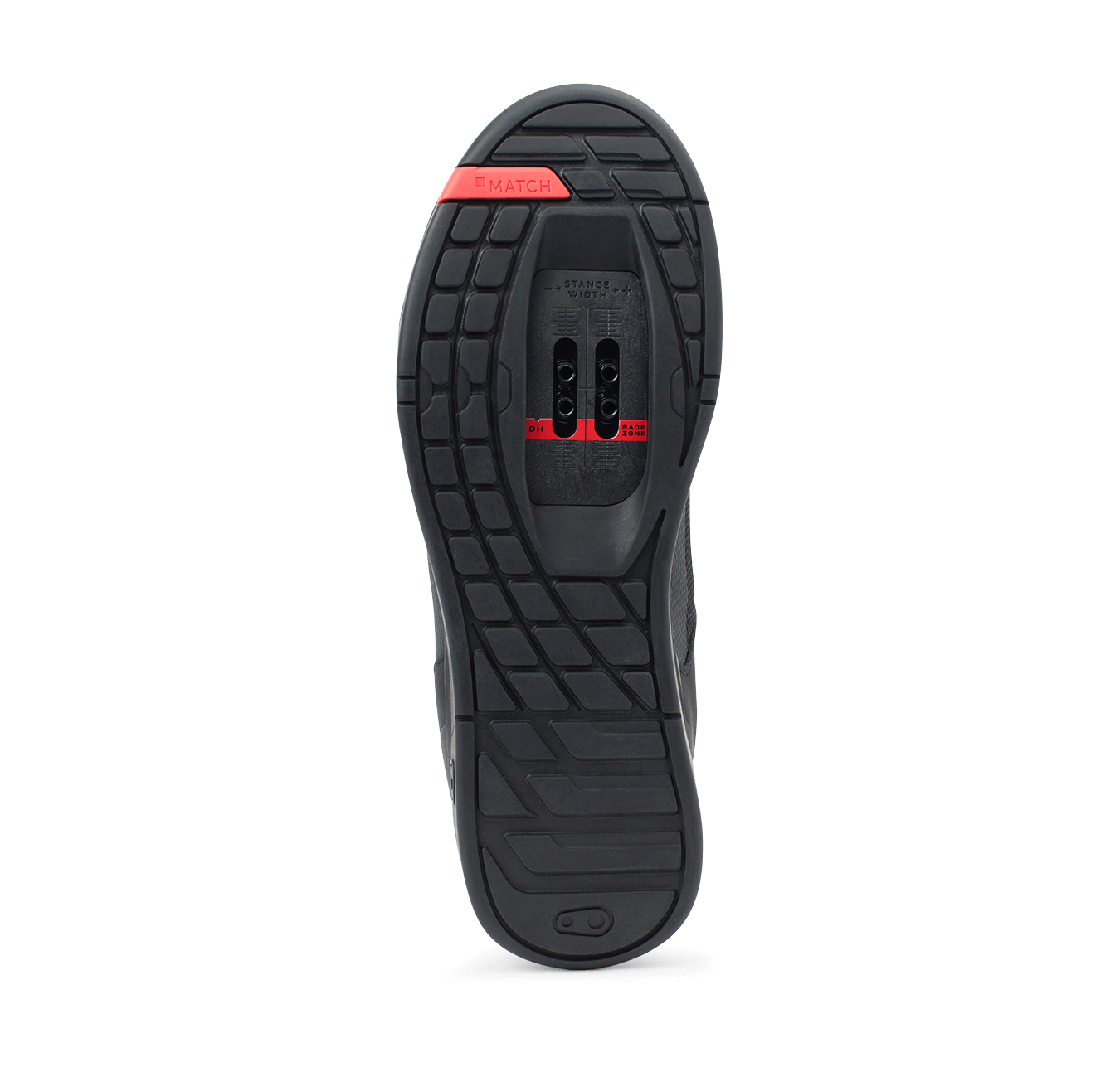 Mallet Lace Clip-In Shoes - Black/Red