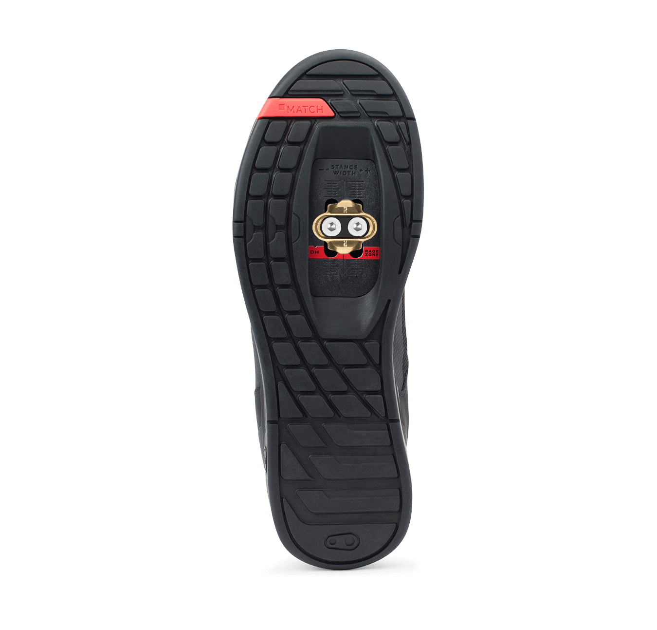 Mallet Lace Clip-In Shoes - Black/Red