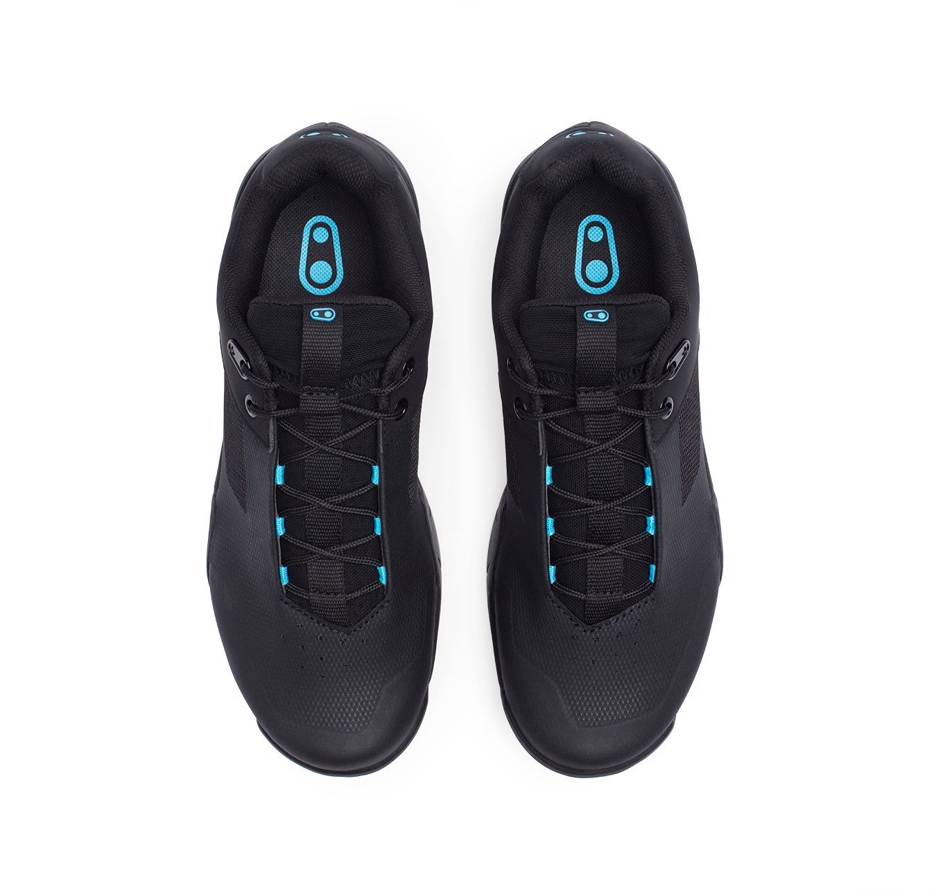 Mallet Enduro Lace Clip-In Shoes - Black/Blue