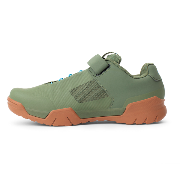 Mallet Enduro Speed Lace Clip-In Shoes - Green/Gum