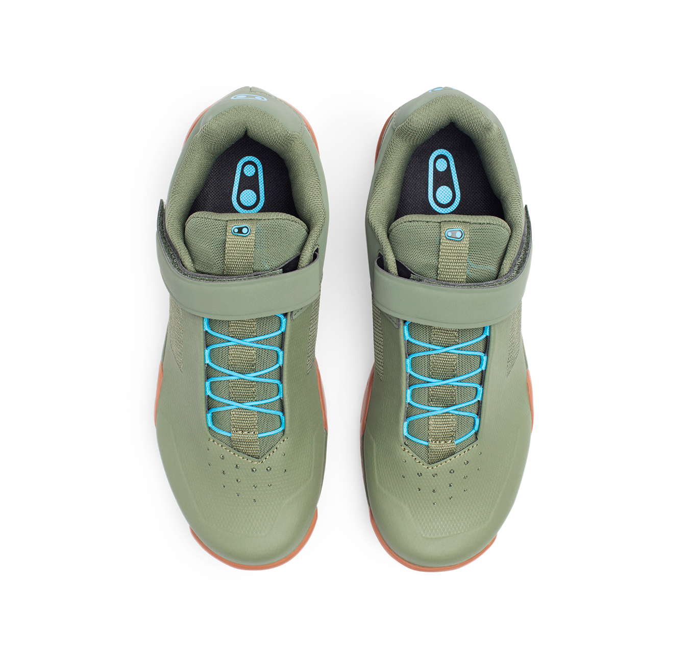 Mallet Enduro Speed Lace Clip-In Shoes - Green/Gum