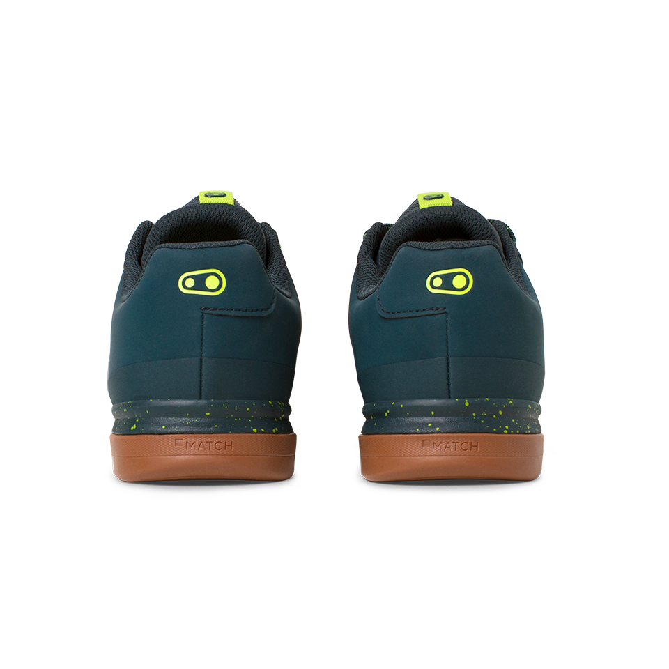 Mallet Lace Clip-In Shoes - Petrol/Lime Splatter