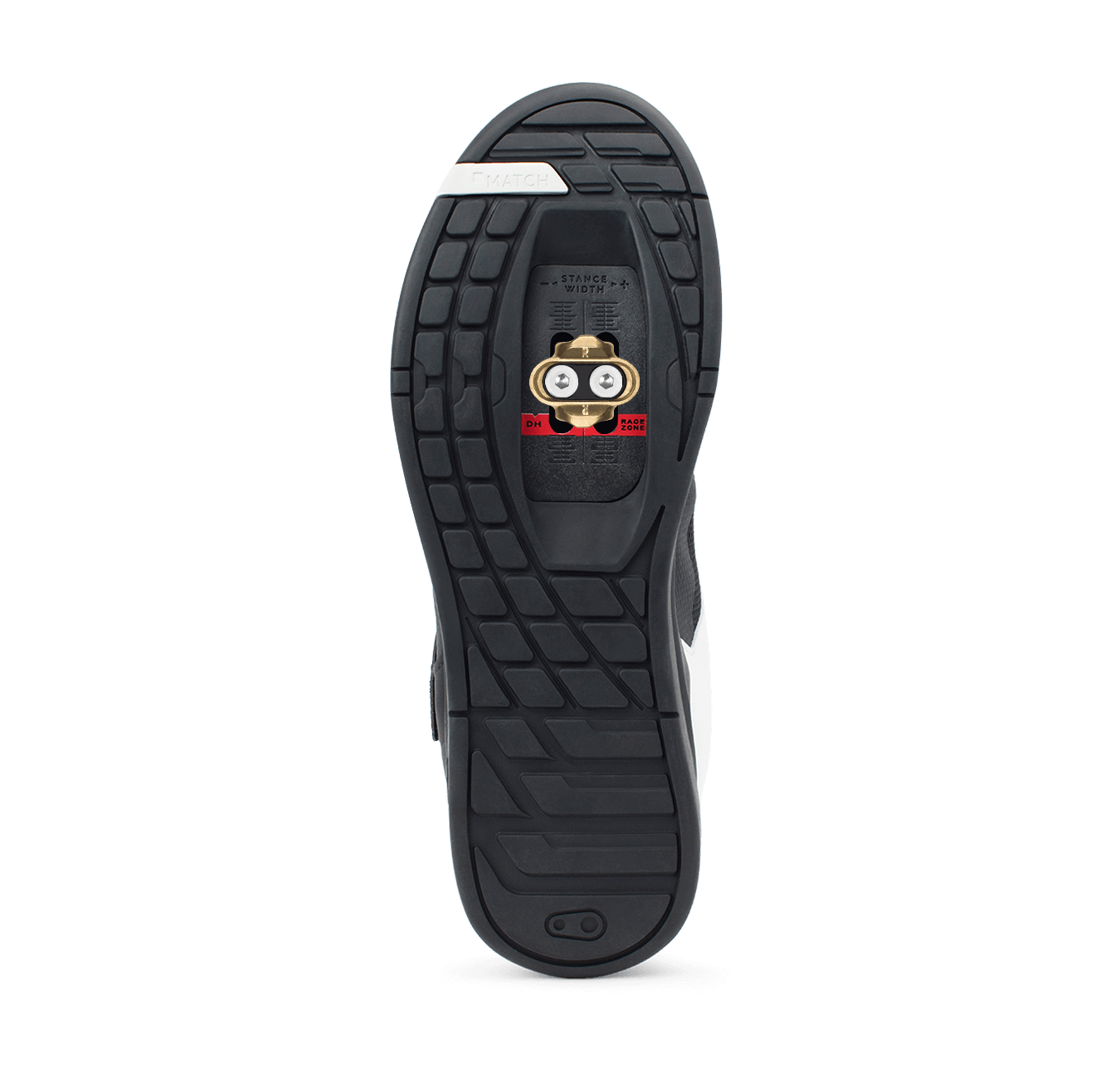 Mallet Speed Lace Clip-In Shoes - Black/White