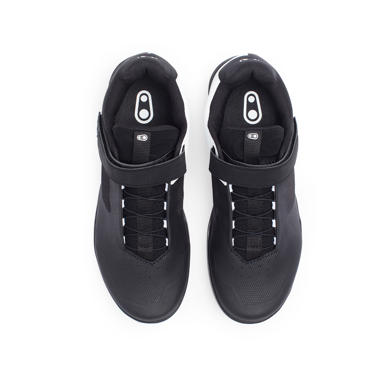 Mallet Speed Lace Clip-In Shoes - Black/White