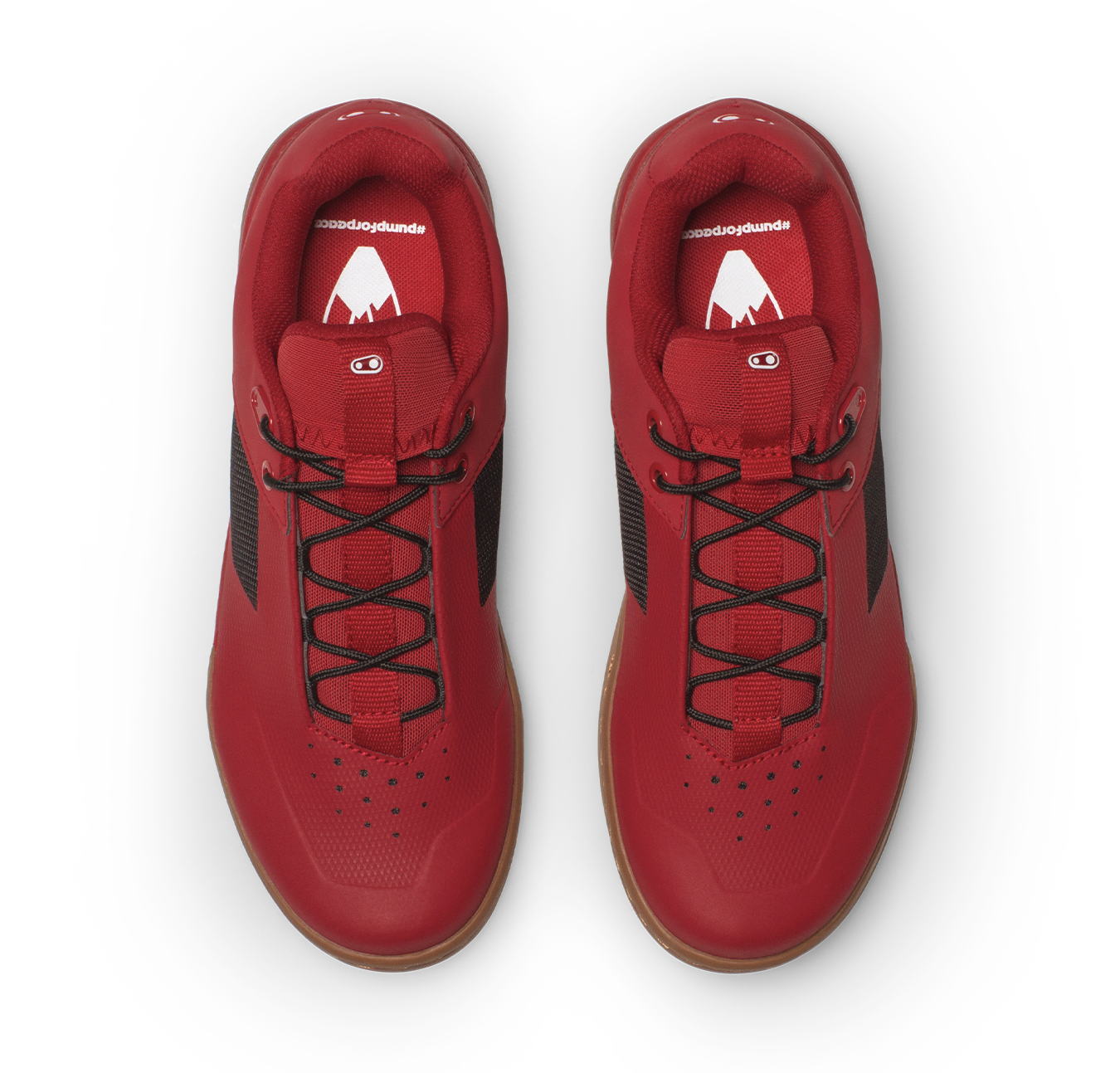 Stamp Lace Flat Shoes - Pump For Peace Edition