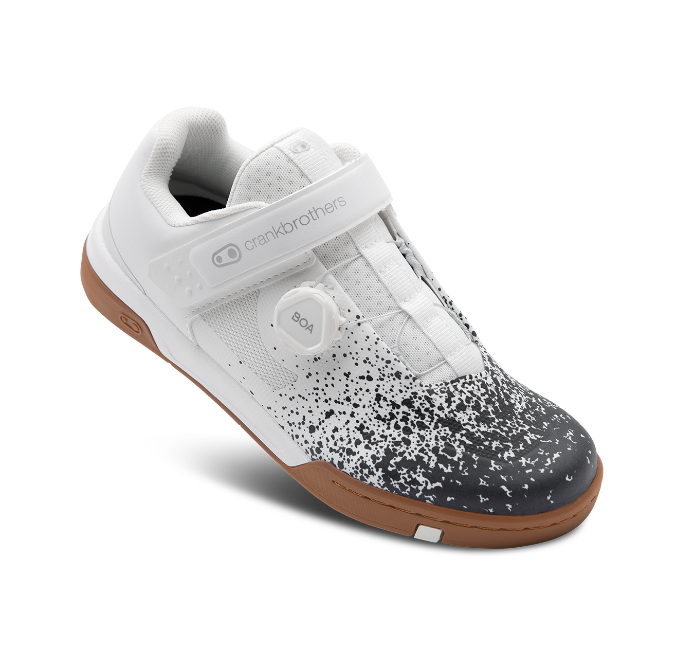 Stamp BOA® Flat Shoes - Black/White Splatter