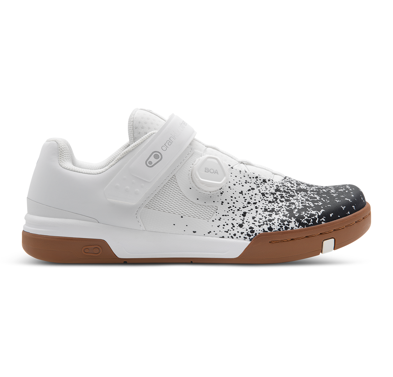 Stamp BOA® Flat Shoes - Black/White Splatter