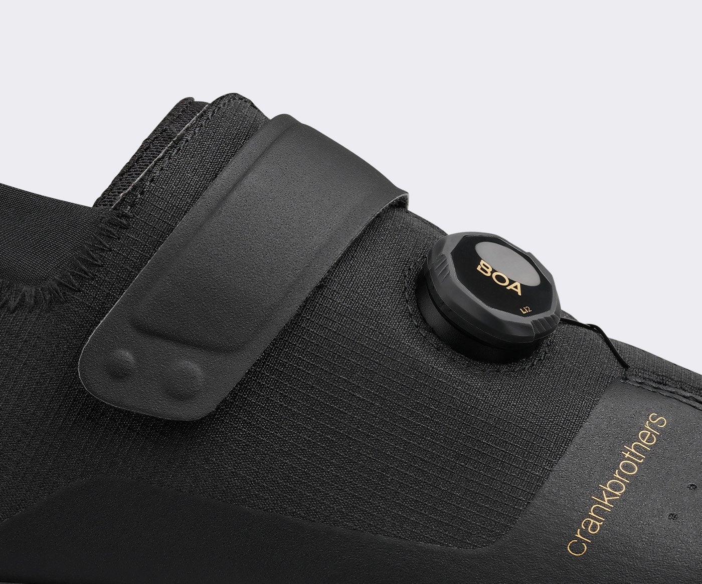 Stamp Trail BOA® Flat Shoes - Black/Gold | Crankbrothers UK
