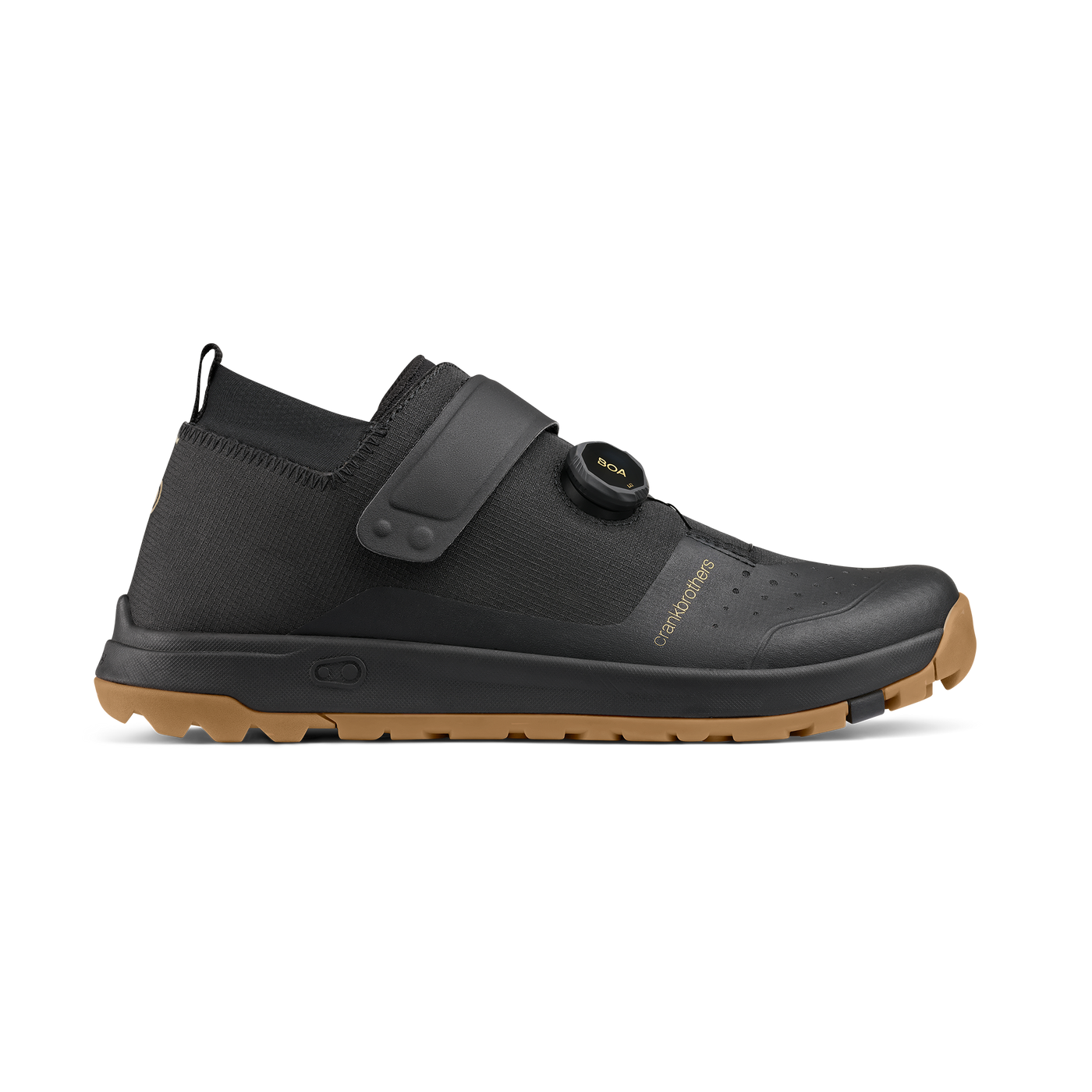Stamp Trail BOA® Flat Shoes - Black/Gold