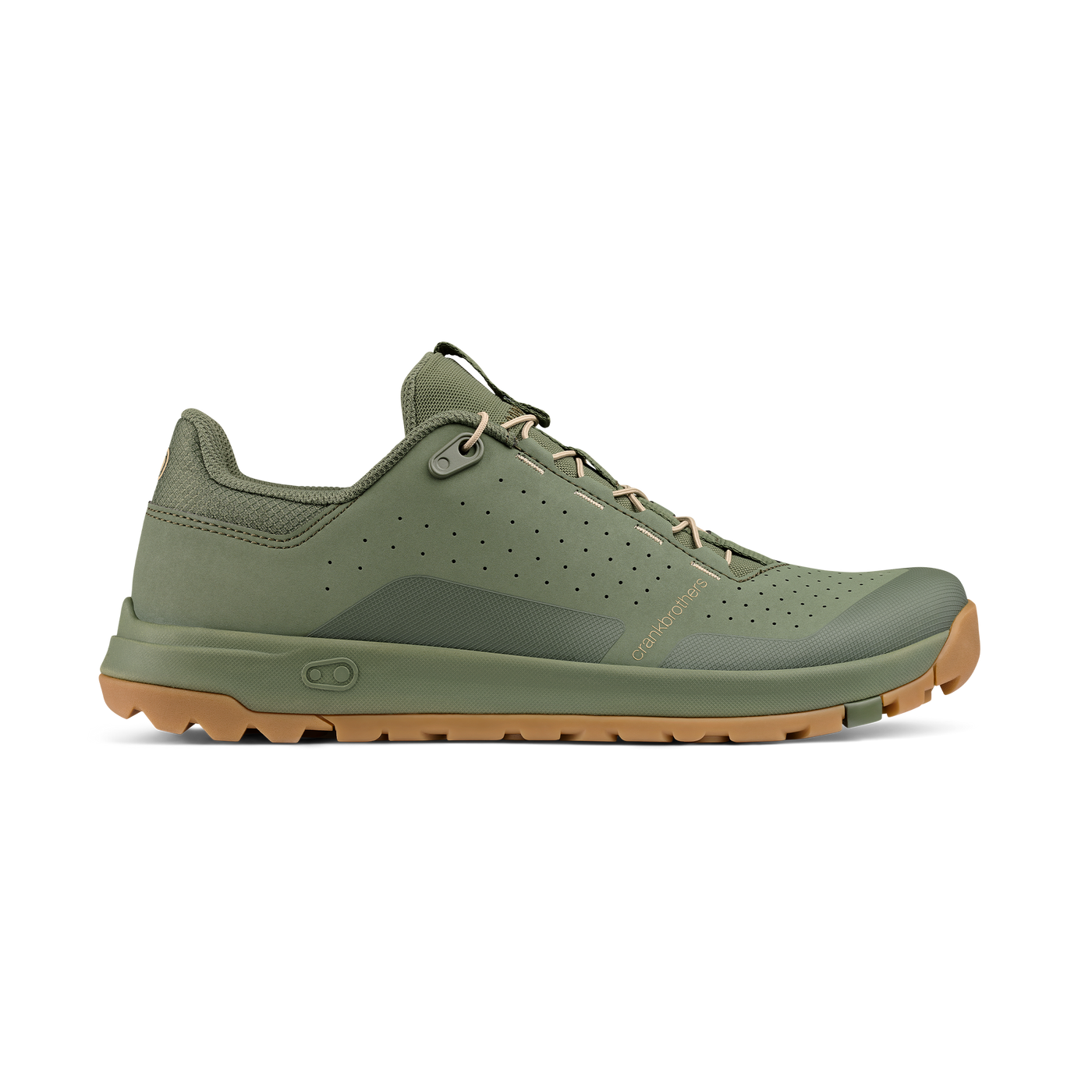 Stamp Trail Speed Lace Flat Shoes - Green/Gum