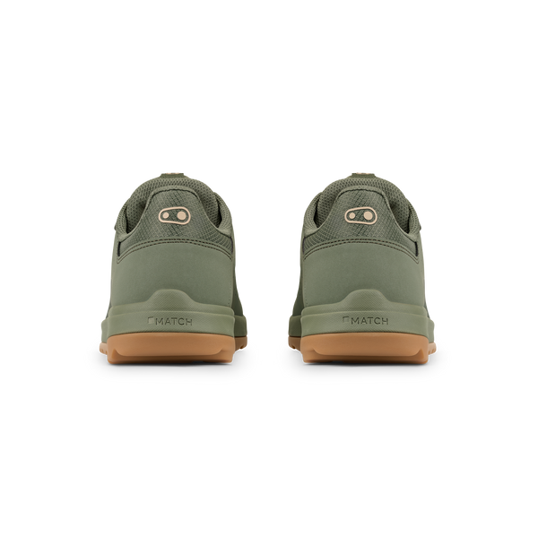 Stamp Trail Speed Lace Flat Shoes - Green/Gum