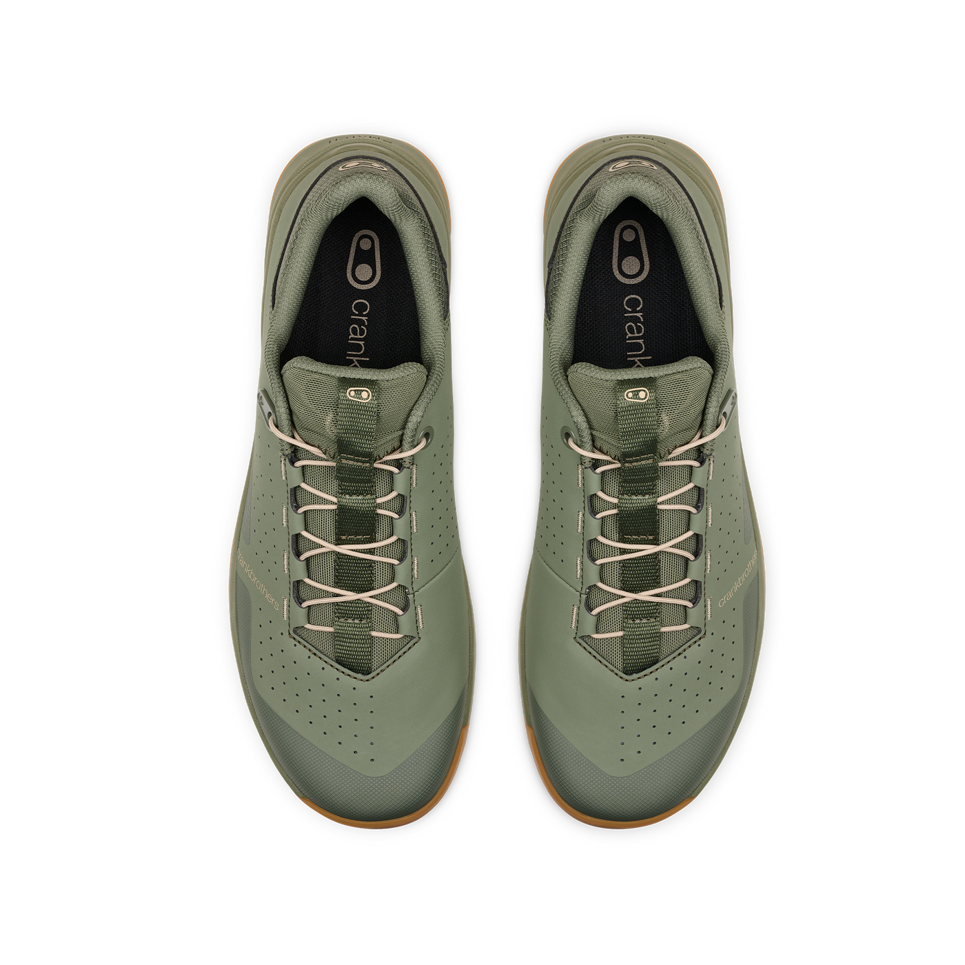 Stamp Trail Speed Lace Flat Shoes - Green/Gum
