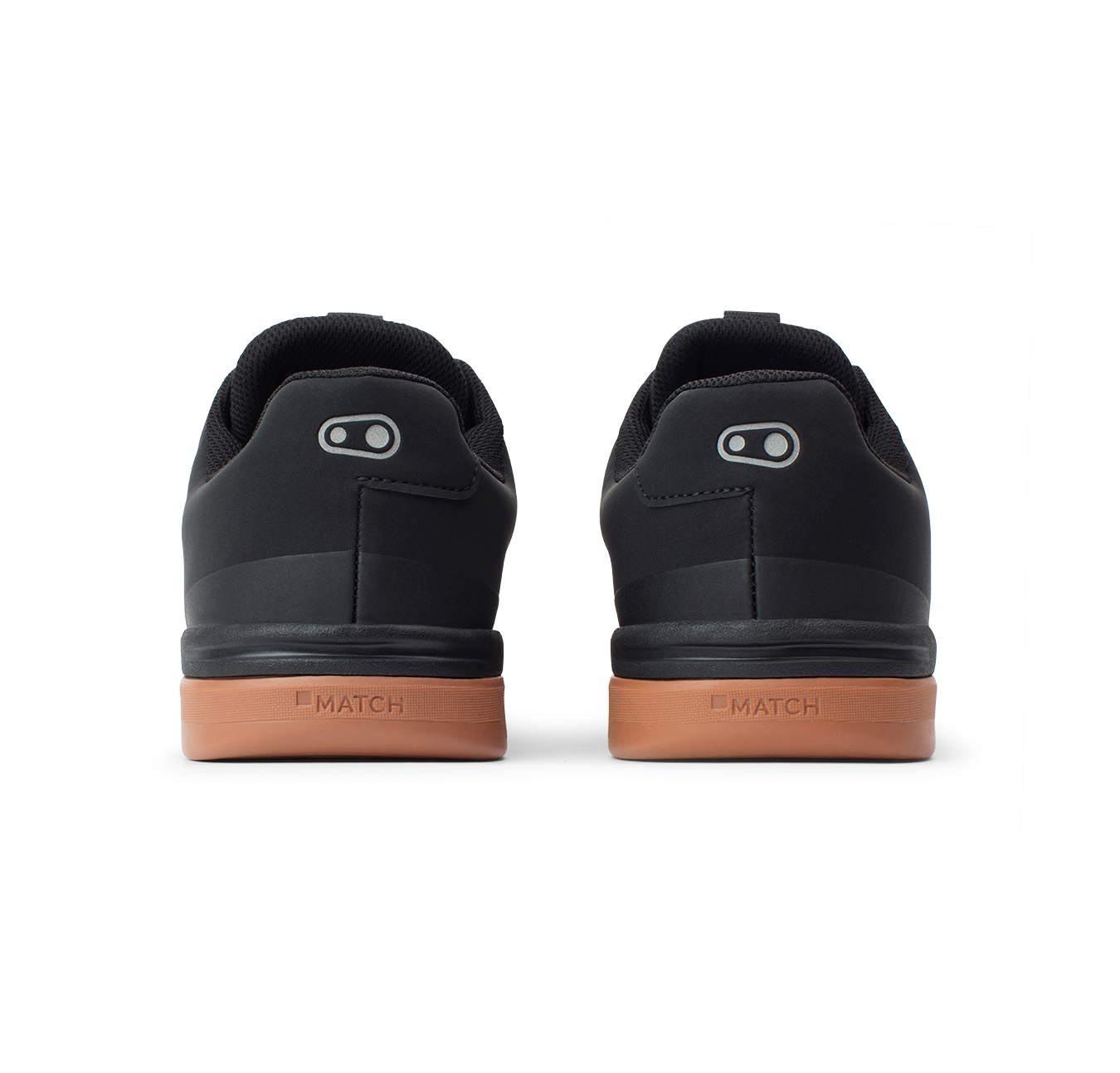 Stamp Lace Flat Shoes - Black/Gum