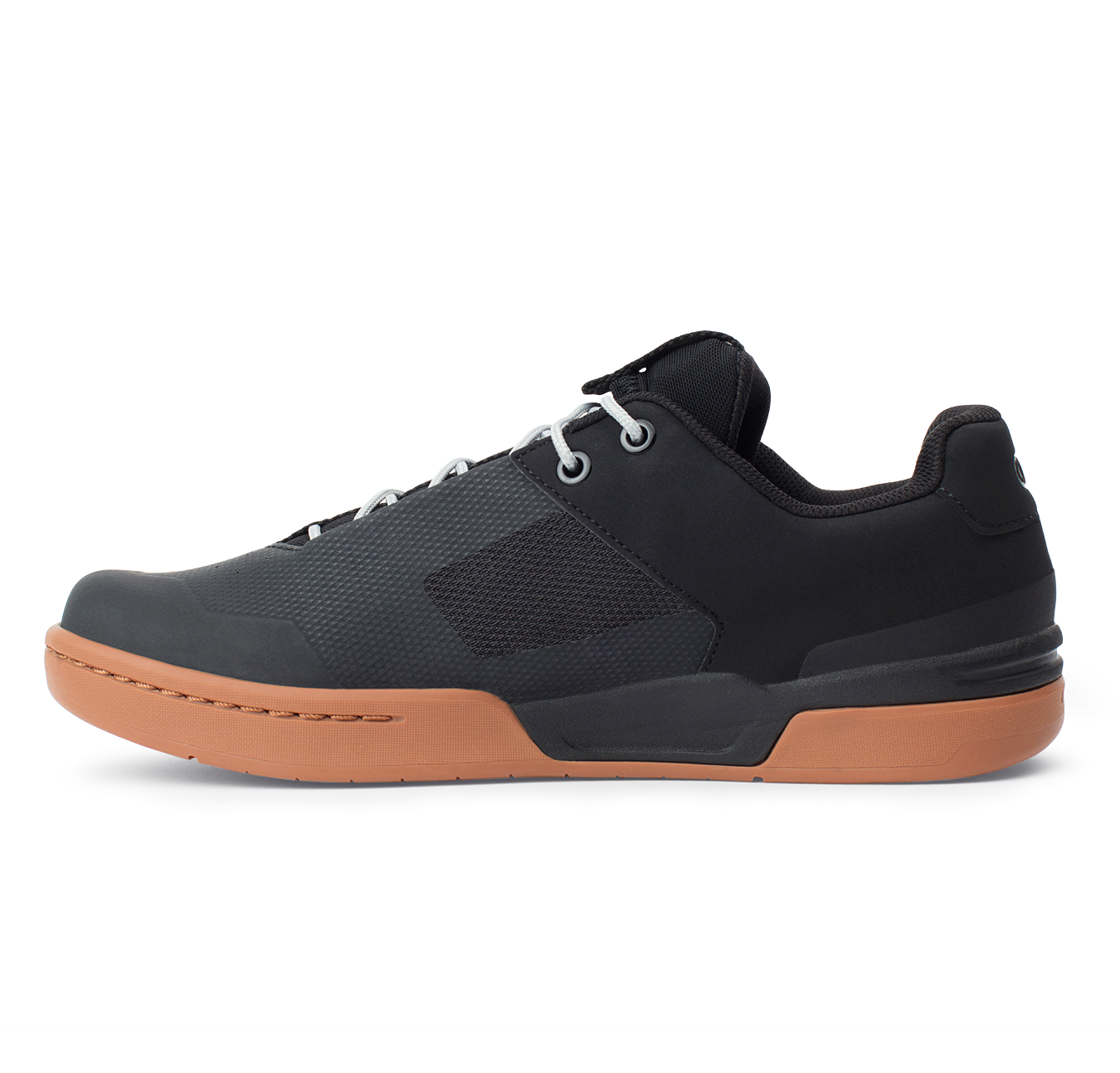 Stamp Lace Flat Shoes - Black/Gum