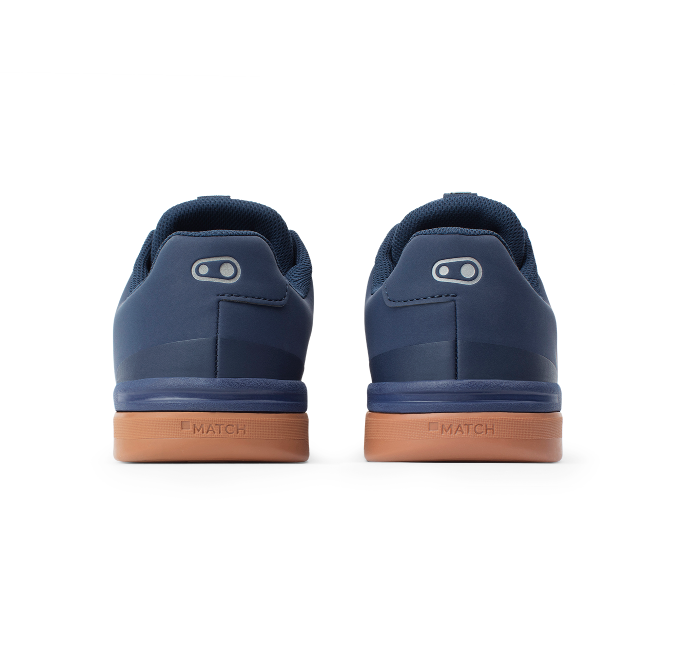 Stamp Lace Flat Shoes - Navy/Gum