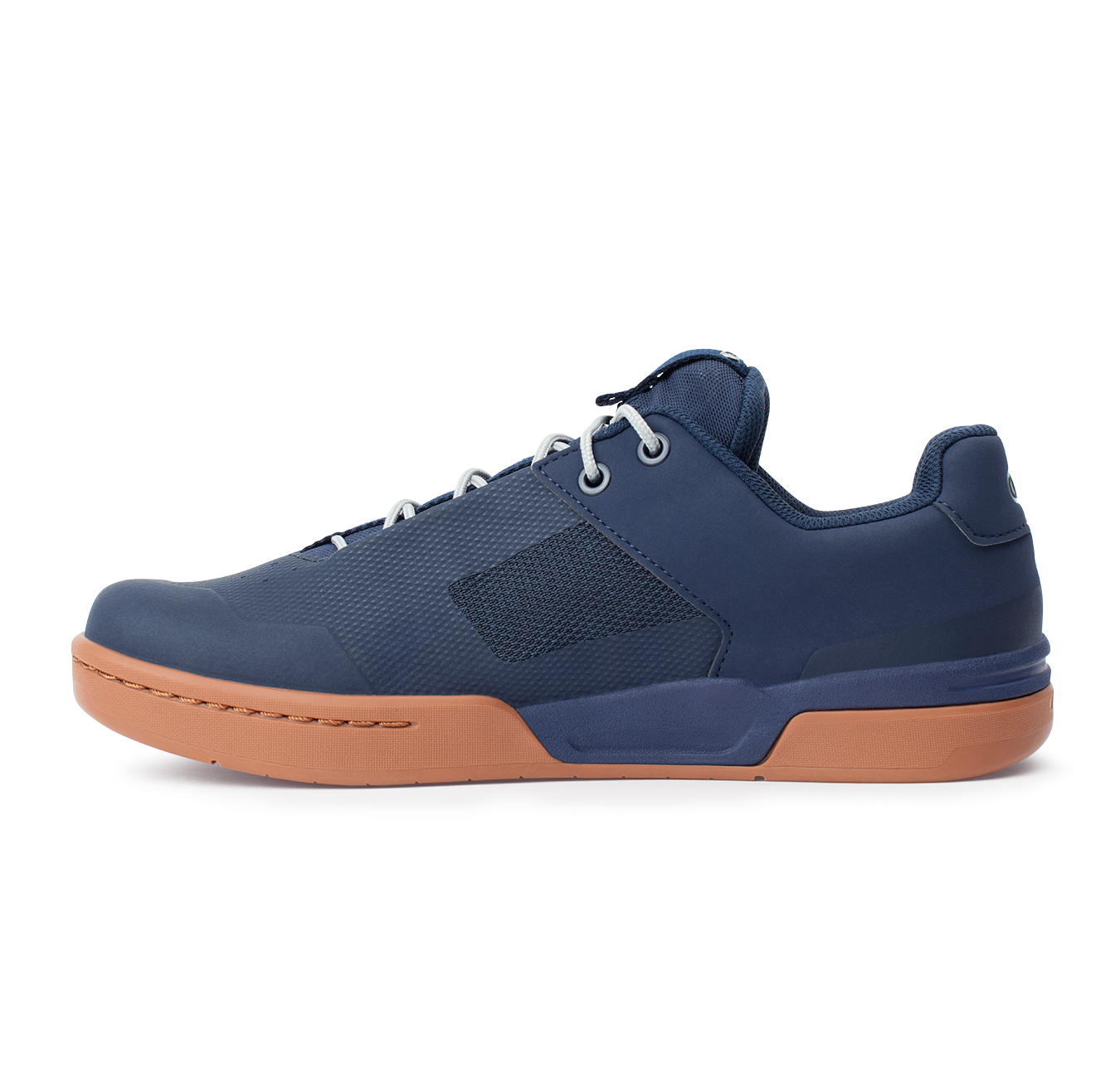 Stamp Lace Flat Shoes - Navy/Gum
