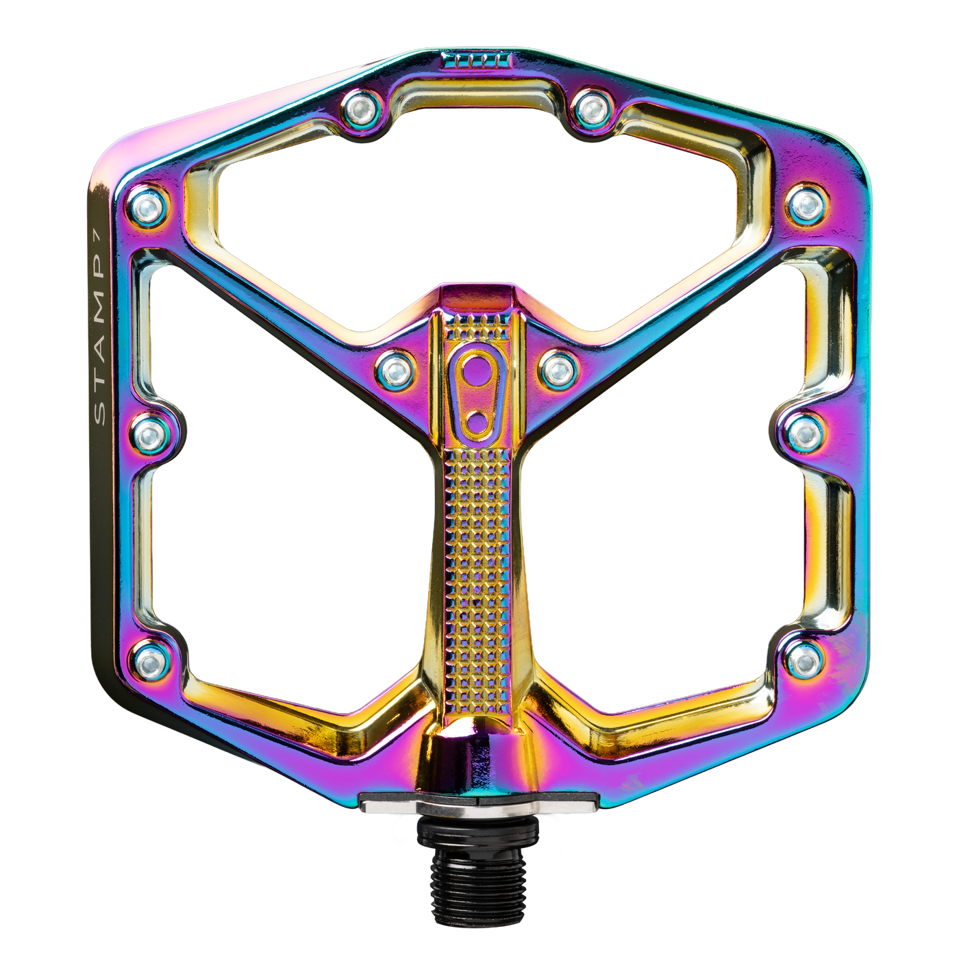 Stamp 7 Large Alloy Flat Pedals - Oil Slick